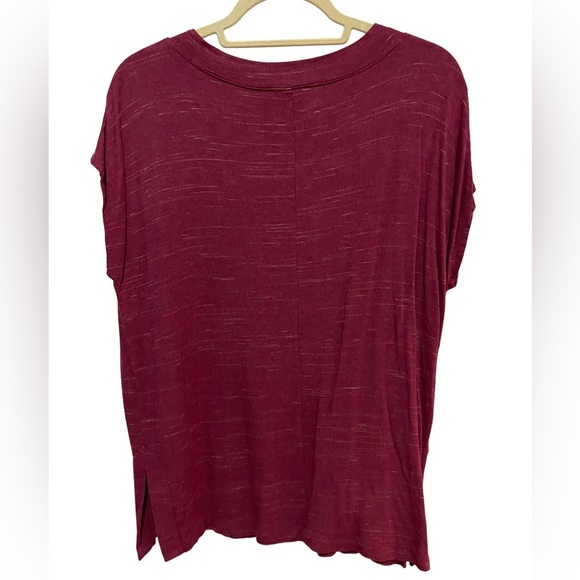 Loft - cap sleeve tunic - size medium - red - Picture 3 of 3